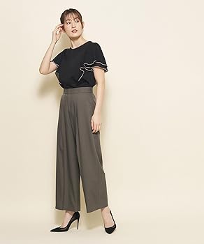 Amazon | [クード シャンス] 6?9分丈パンツ 【洗える/リネン